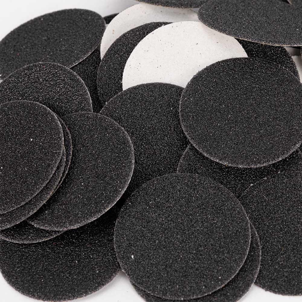 Nakładki Ścierne Tarcze Wymienne 150 Grit Do Pododisk Rozmiar L 25 Mm 50 Szt