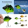 5Pcs Rotating Metal Vib Vibration Baits High Performances Fishing Lure Artificial Hard Baits Spinner Spoon Lure Enduring