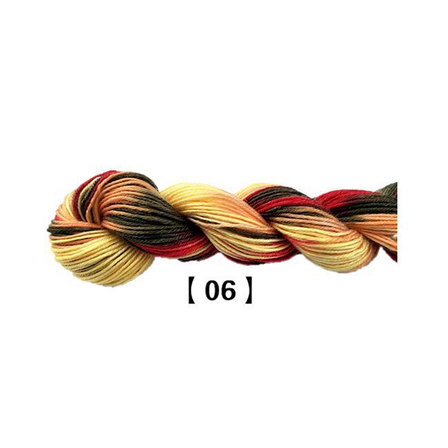 Fuyi Filo di Lana Tinta Acrilico Cotone per Scarpe per Artigianato Tessuto a Mano