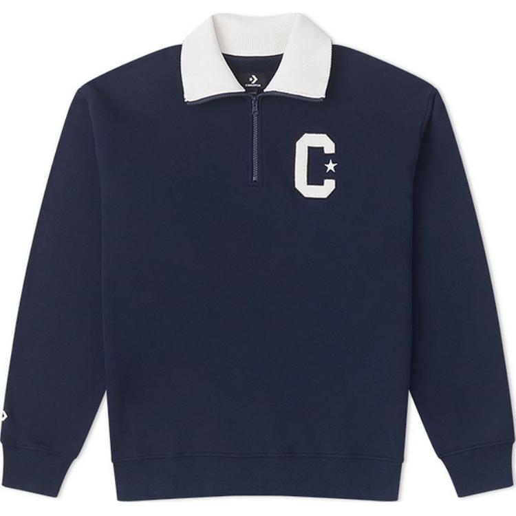 

New Converse Sweatshirt Unisex Blue 10026553-A05 L