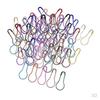 1000 Pieces Metal Gourd Safety Pins Calabash Bulb Hooks for Knitting Locking