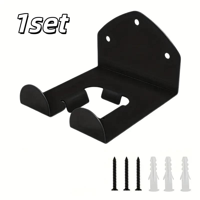 

1 комплект Легко устанавливаемый Сверхпрочный стальной держатель для газонокосилки - Настенная стойка для триммера для гаража, Крюк-органайзер для инструментов для кустореза