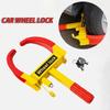 Heavy Duty Car Wheel Lock Anti Theft Security Tire Clamp Universal Fit Truck Trailer SUV Protection Portable Safety Accessories
