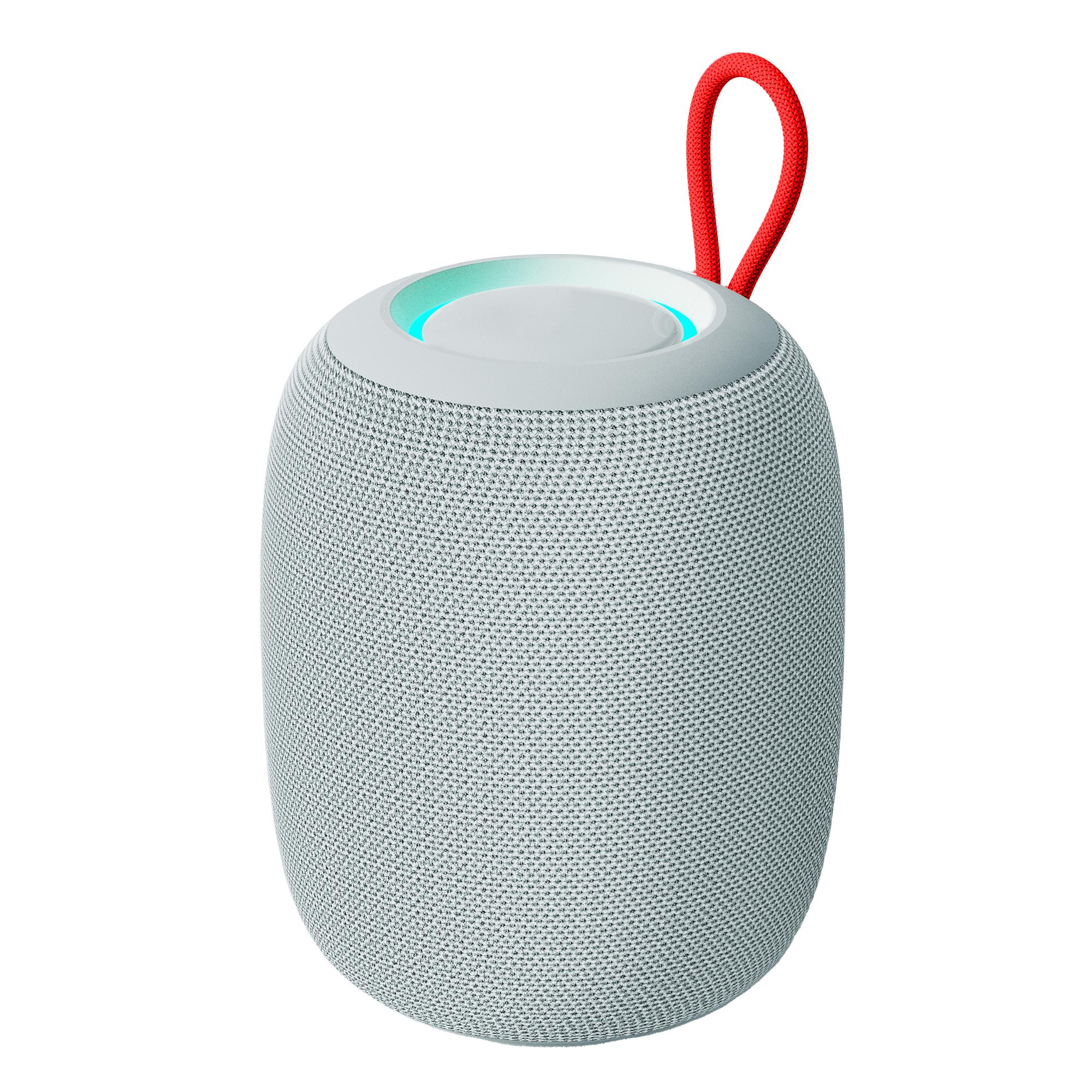 

BT2931 Mini Outdoor Waterproof Bluetooth-compatible Speaker Heavy Bass Cloth Mesh Loudspeaker Grey