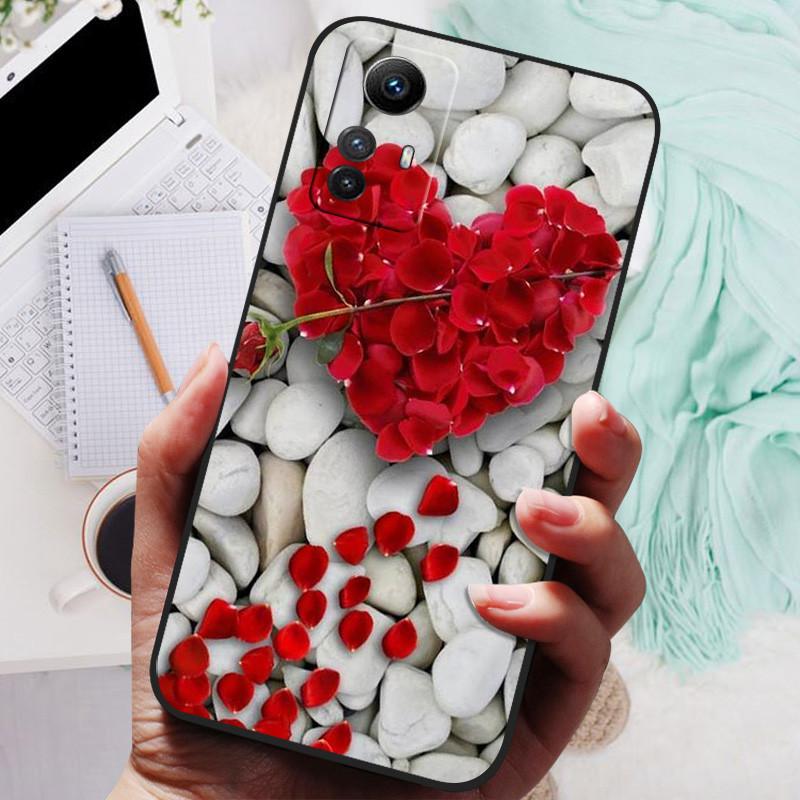 For Xiaomi 12T 5G Case Mi 12T TPU Silicone Shockproof Cat Phone Cover For Xiaomi 12T Pro 12 T 12T Funda Animal Printing Soft