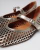 Perforated Ballet Flats Krula 2402855 36 Golden Leather
