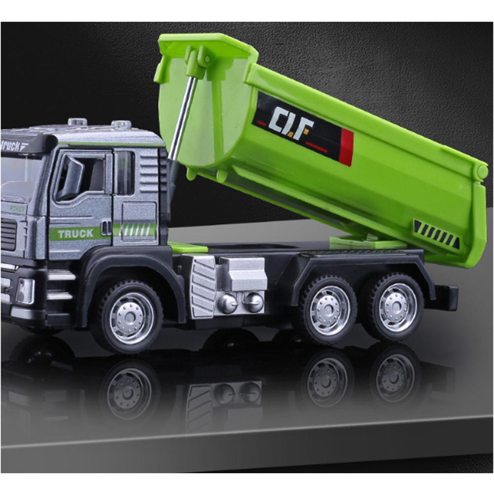 1/50 Alloy Pull Back Tippbil Engineering Billeksaker, Simuleringsblandare Billeksaker, Originalförpackningspresenter