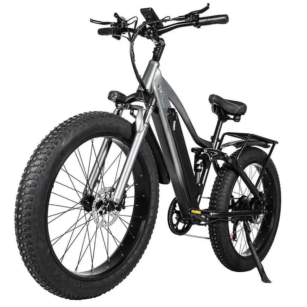 CMACEWHEEL TP26 Electric Bicycle  48V17AH Lithium Battery Adult Riding Electric Bike 26*4 Inch Fat Tire Mountain Snow E-bike