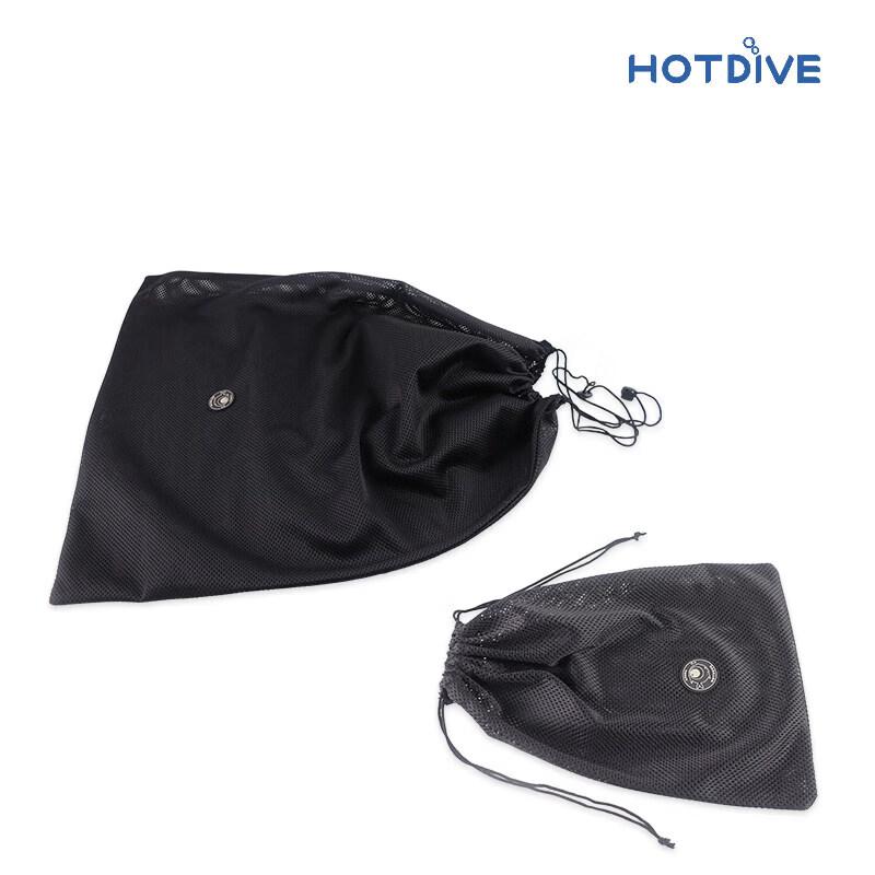 HOTDIVE Diving Gear Drawstring Mesh Bag