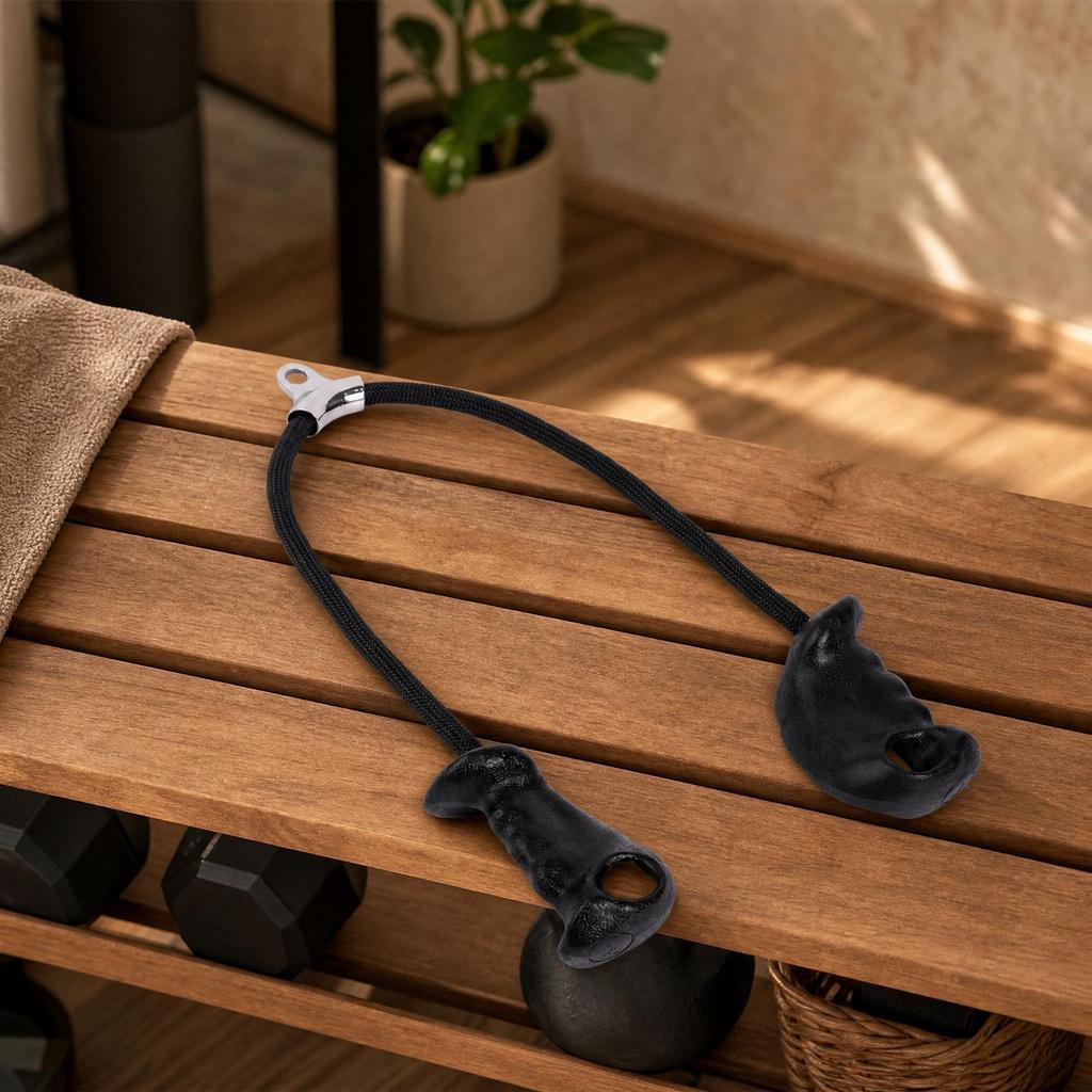 Cable Machine Rope Handle Attachment Ergonomic Tricep Contoured