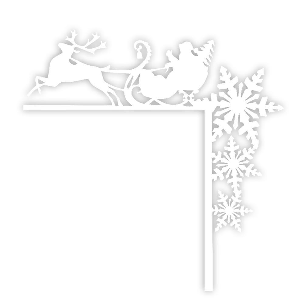 Christmas Door Toppers Decor Winter Holiday Door Corner Decor Door Corner Sign Decor for Christmas Activities Ornament
