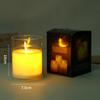 LED Simulated Glass Cup Candle Light – Creative Wedding & Birthday Decor
