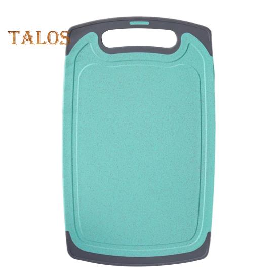 Double-sided Cutting Board Vegetable Meat Chopping Board with Grooves Easy Grip Handle Non-Slip Kitchen Essential for Foodies And Chefs