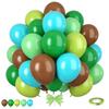 12inch-50pcs blue, pink, and green  balloon  set, suitable for weddings, birthdays,  parties, bridal showers decoration balloons