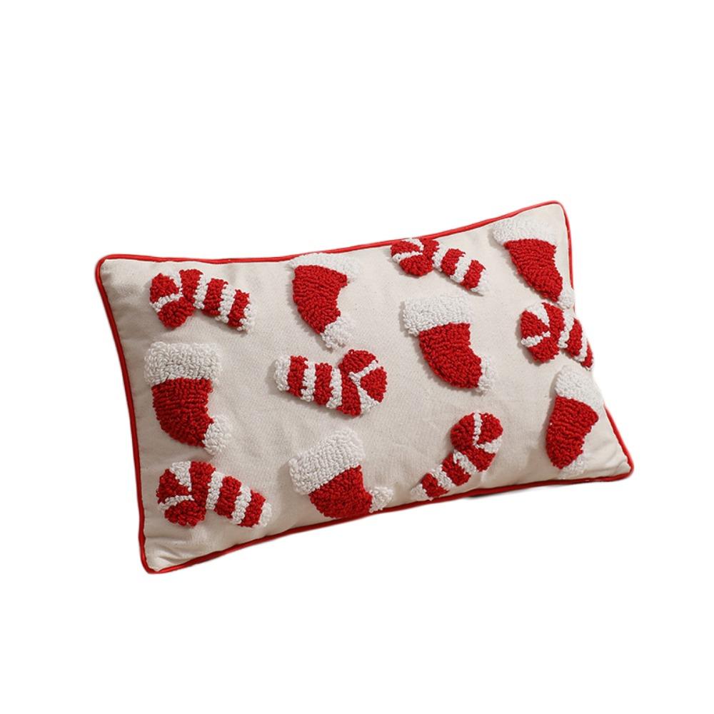 Square Throw Pillowcover INS Style Cushion Cover Christmas Pillowcase  Living Room/Office