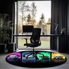 Halloween horror Printed Round Rug Carpet Chair Rug Area Rug Entryway Doormats,for Office Chair Living Room Bedroom Kitchen Room.