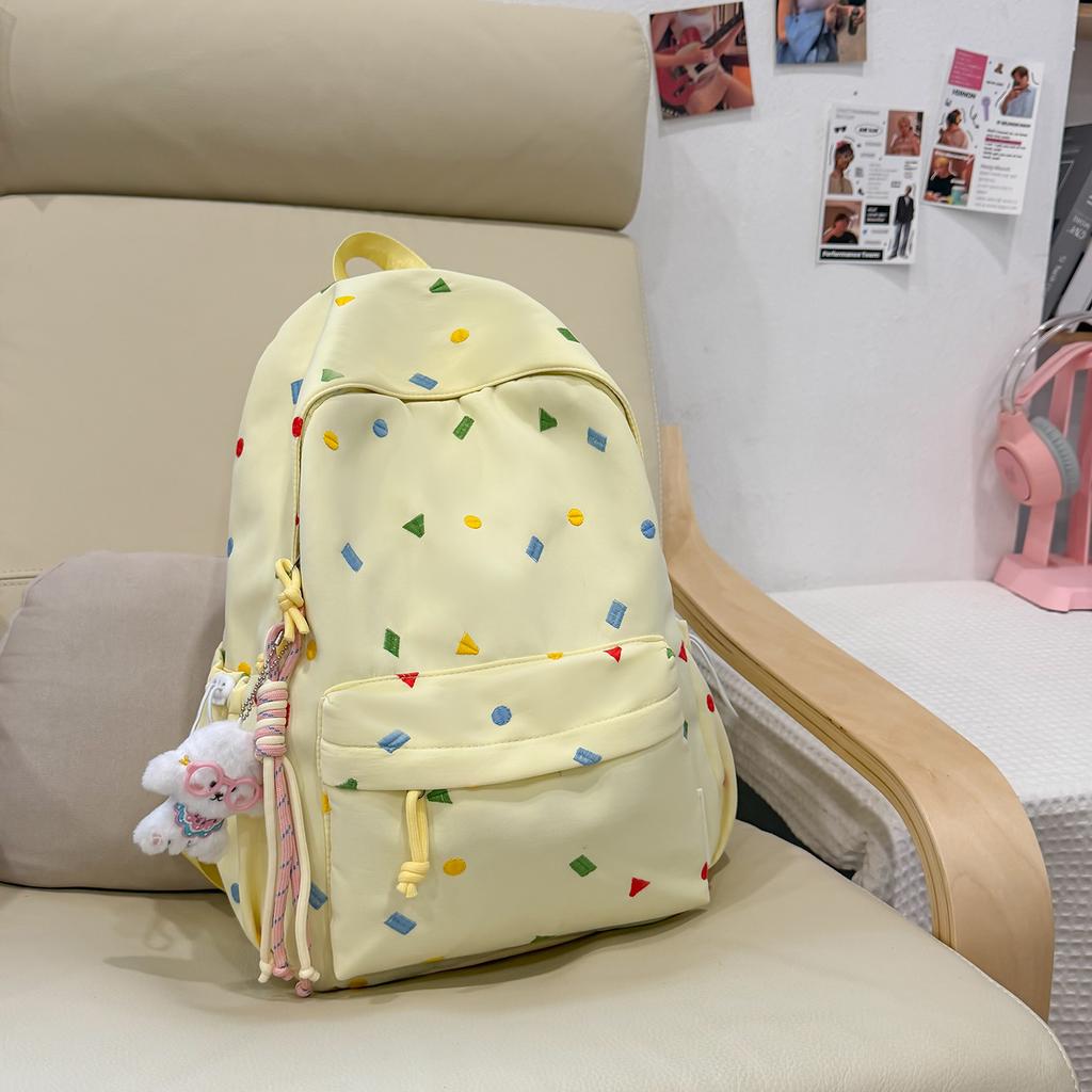 Schoolbag Schoolbag Ins Japanese Girl College Style Leisure Travel Backpack Female Korean Version Student Lightweight Large-capacity Backpack