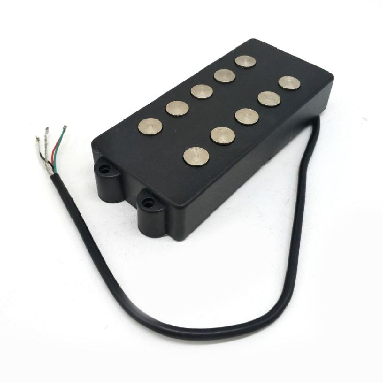 Electric Bass Pickup Mini 5 Strings Bass Neck Bridge Pickups with Mounting Screw