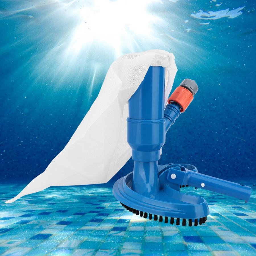 Vacuum Jet Underwater Cleaner Blue Crescent Shaped Professional Swimming Pool Cleaning Tool Pool Clean Hot Spring Clean Brush