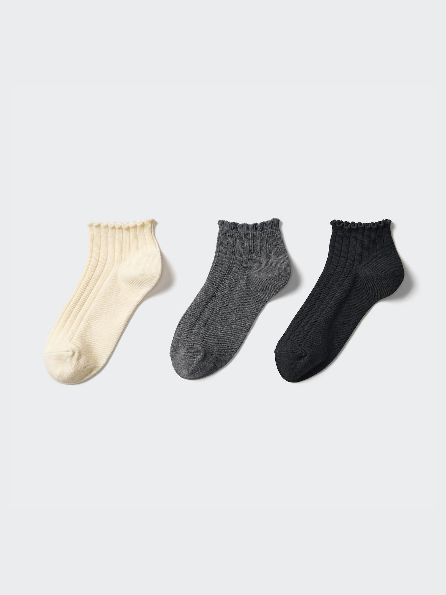 

Uniqlo женские короткие носки 3p 01 OFF WHITE/KIDS 22cm