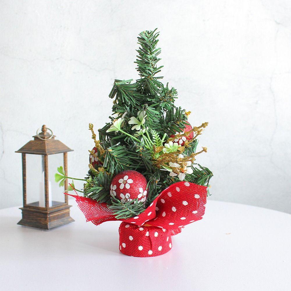 

25cm Christmas Small Tree Festival Xmas Pine Tree Merry Christmas Decor