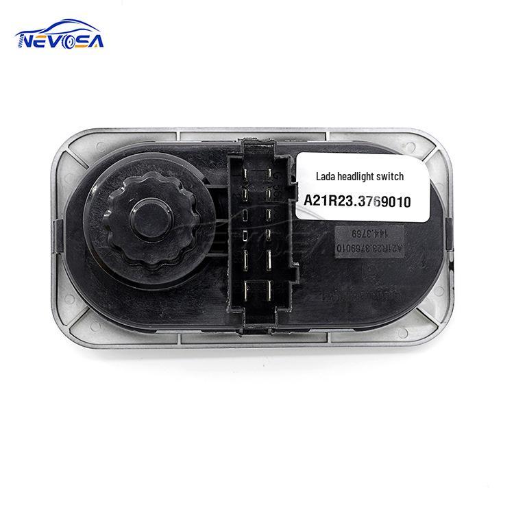 

Автомобильный аксессуар Лада: Переключатель управления фарой и одной противотуманной фарой - Трехпозиционный 144.3769 NEVOSA