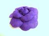 Authentic CHANEL Camelia Purple Fabric Corsage Brooch #b077  Seller refurbished