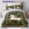 1PC Horse Bedding Quilt Set Quilt Cover Pillowcase Home Decoration Birthday Gift (1 * duvet cover + 15 * pillowcase, without core)