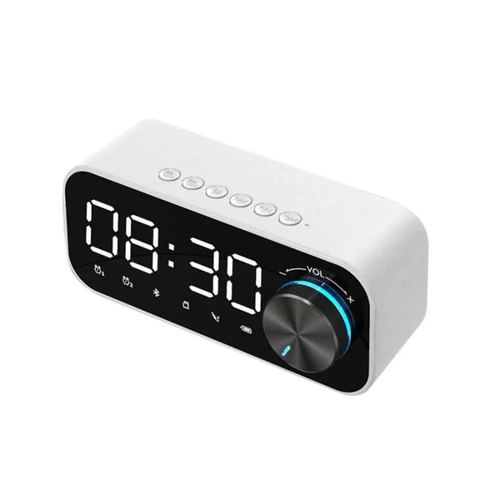 Small Size Mini Alarm Clock High Volume LED Alarm Clock 2 in1 Bluetooth Speakers  Home Use
