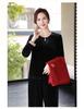Zodiac Year Stylish Mid-Aged Women's Spring/Autumn Chinese Vest Set - Mother-in-Law Wedding Banquet Outfit