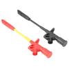 P5005 2pcs Fully Insulated Quick Piercing Test Needle Hook Multimeter Testing Probes 4mm Socket