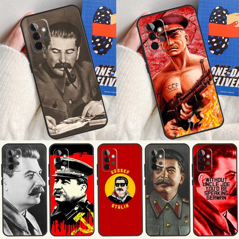 USSR Joseph Stalin For Samsung Galaxy A22 A32 A52 A54 A34 A14 A55 A35 A15 A53 A33 A13 A05 A06 A16 Phone Case