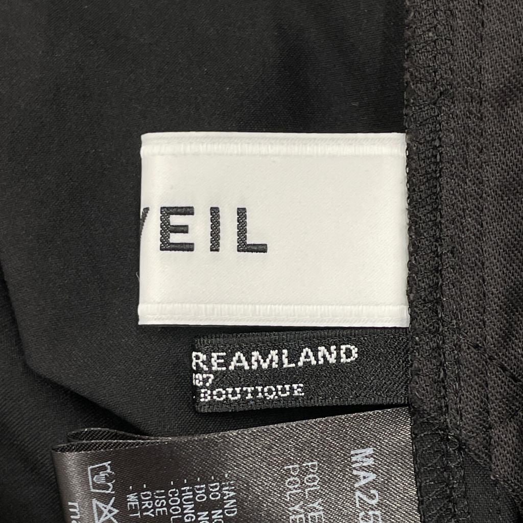 MUVEIL MA251FP001 25 Years Made Black Custom Order 2-Way Barrel Pants Bottoms 38 blackUsed