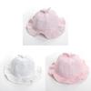 Summer Baby Girl Boy Cotton Sun Hat With Breathable Lace For Outdoor Protection