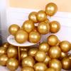 100Szt Balony Metaliczne  Lateksowe Złote Duże  30Cm Chrom Urodziny