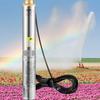 Deep Well Submersible Pump, 750W 230V/50Hz, 100L/min 66 m Head Sand Resistant <5%, 20 m Electric Cord, 7.6 cm Stainless Steel Water Pumps for