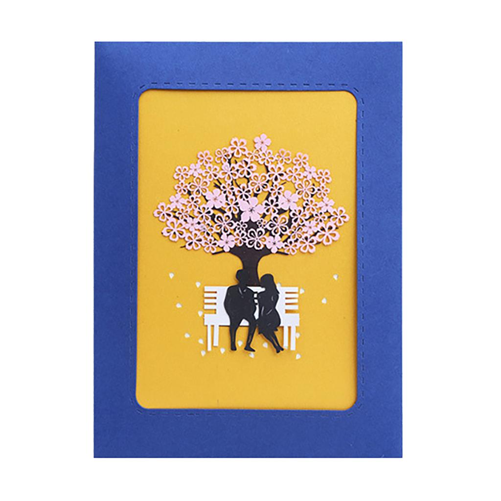 3D Greeting Card Valentine's Day Paper Carving Card