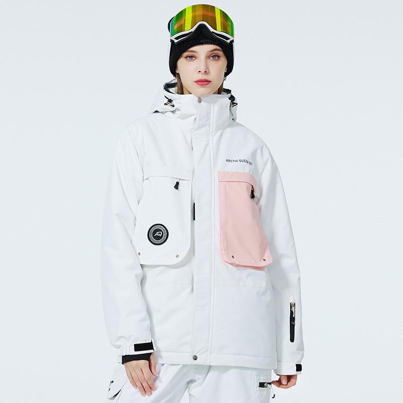 

Unisex Windproof & Waterproof Winter Ski Suit - Warm Snowboard Gear for Outdoor Adventures Medium