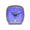 Hometime Cushion Shape Alarm Clock Sweep/Cres Silver