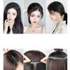 Natural Top Side Cover Hair Piece Heat Resistant Fiber Invisible Seamless Hair Pads Synthetic Pads