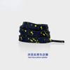 Rainbow Shoelaces for Sneakers Quality Fabric ink Splatter Shoe laces Fashion 0.8cm Flat AF1 Laces for Shoes 100/120/140/160CM