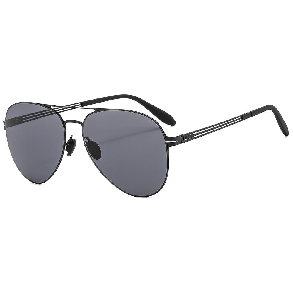2023 Pilot Style Nylon Polarized Sunglasses (Model 7101) - Screwless, Weldless Design