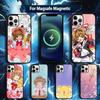 Cardcaptor-ES S-Sakura Phone Case For iPhone 17,16,15,14,13,12,11,Pro,Max,Plus,Mini,Magsafe,Magnetic Wireless Charging Case