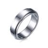 Stainless Steel Spinner Fidget Ring for Men Women Anxiety Jewelry Size 5 To 12