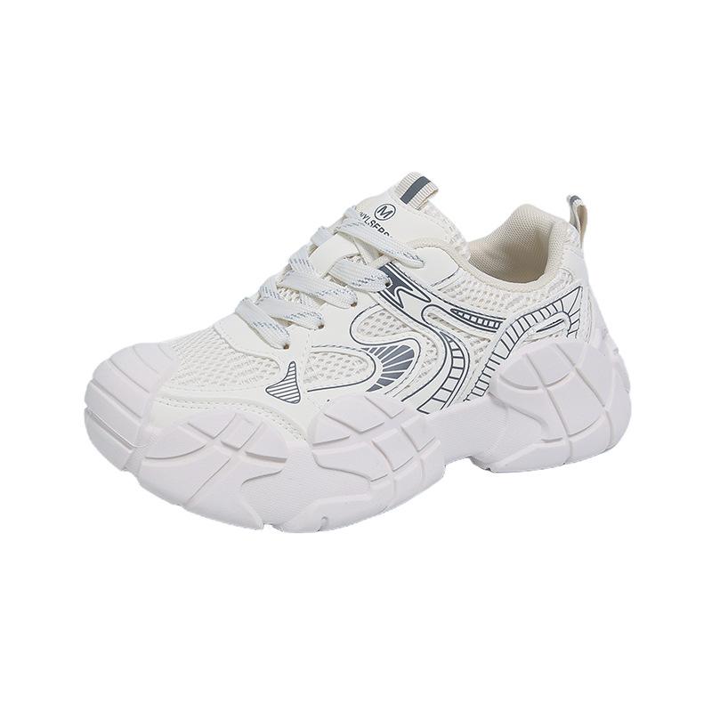 2025 Autumn New Trendy Fashion Casual Sports Soft Sole Non-slip Thick Sole Wear-resistant Running Comfortable Versatile Dad Shoes