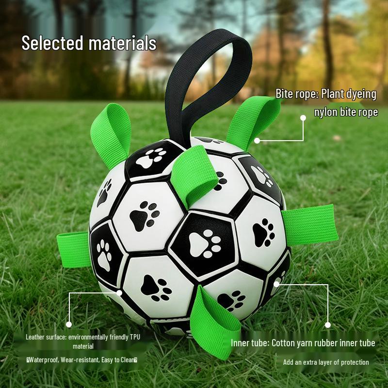 Self-Play Bite-Resistant Dog Toy Ball for Border Collies, Labradors, and Corgis