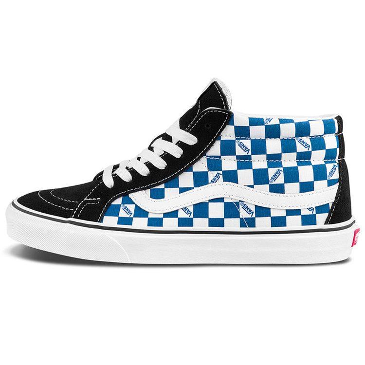 Vans Sk8 mid Checkerboard Blue/White VN0A3MV85I5