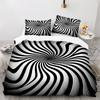 Graphics Series 3D Digital Printing Three-Piece Bedding Kit Bed Sheet Quilt Cover