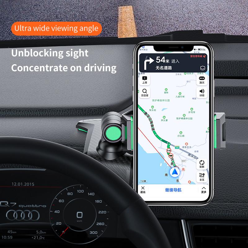 1~8 KS Držák na mobil do auta Otočný o 1260 stupňů Číslo telefonu na palubní desce v držáku na telefon do auta pro 7palcový mobil