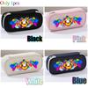 Multi-layer Student Pencil Bag Pencil Storage Box Oxford Cloth for Poke Mones Charizard Bulbasaur Blue Black White pink Gift